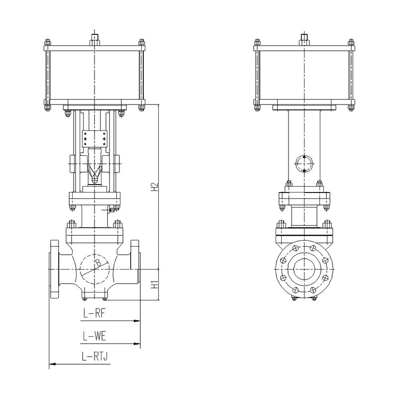 Van bi quỹ đạo loại MFA(B)OY Worm Gear (Piston)