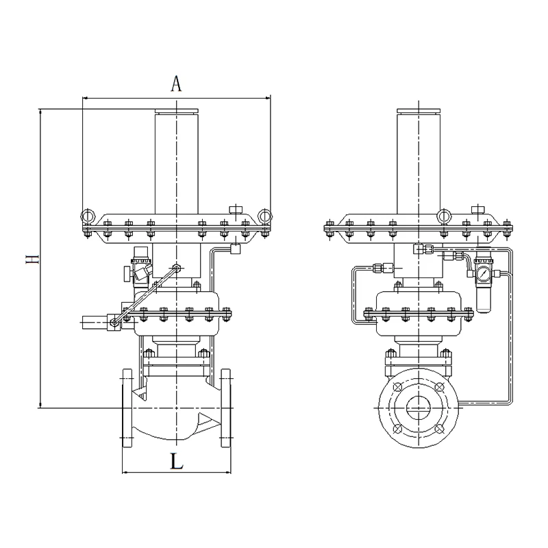Van điều khiển &aacute;p suất tự vận h&agrave;nh ZZYP-Ⅱ với Pilot