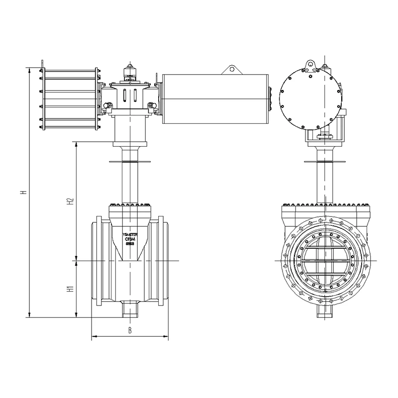 Van bướm đầu v&agrave;o ZSHTED