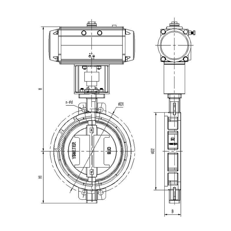 Van bướm lệch t&acirc;m đ&ocirc;i ZSH(DR)WB