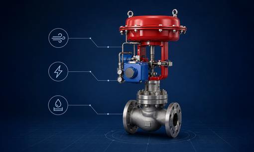 Các loại thiết bị truyền động van điều khiển: Tùy chọn khí nén, điện và thủy lực